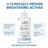 10% Niacinamide Serum with Rice Water & Zinc Pca